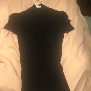 Bebe lightweight fitted black sweater